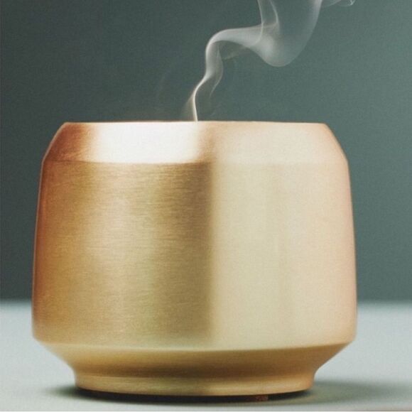 Anthropologie NWT/NIB Anthropologie The Gather Candle Ambered Topaz Mini - Picture 2 of 3